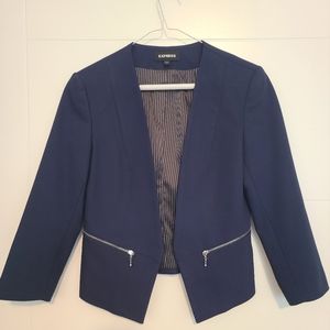 EXPRESS blue suit EUC